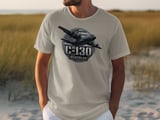 C-130 Hercules Military Aircraft T-Shirt, Veteran Pilot Air Force Gift, Patriotic Aviation Enthusiast Tee, Faux Metal Distressed Flag Print thumbnail 8