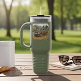 Grand Wagoneer Tumbler, The Waggy Car Tumbler, Classic SUV, Cars at Petralla Shop, Off Roading, Car Lover Gift, SUV Tumblers thumbnail 1