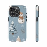 Winter iPhone Case: Snowman Pattern, Holiday Design, Protective, Christmas Theme thumbnail 5