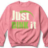 Pickleball Gildan Crewneck Sweatshirt, Just Dink It, Court Warm Up Layer for Chilly Matches and Daily Comfort thumbnail 8