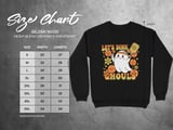 Pickleball Gildan Crewneck Sweatshirt, Let's Dink Ghouls, Court Warm Up thumbnail 11