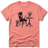Cozy Bookish Cat Tee thumbnail 10