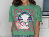 Kawaii Axolotl Gamer Graphic Tee thumbnail 8