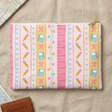 Cute School Supplies Laptop Sleeve, Pastel Pink Pencil Ruler Notebook Accessory Pouch, Teacher Student Gift thumbnail 14