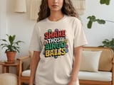 Shake Those Bingo Balls" Game Night T-Shirt thumbnail 5