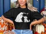 Ghost Boop Dog Tee thumbnail 1