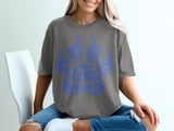 Music Notes Lion Paw Print Graphic T-Shirt thumbnail 6