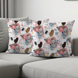 IPhone Tough Cases Tote Bag Throw Pillow: Student Design, Books, Floral, Back To School thumbnail 3
