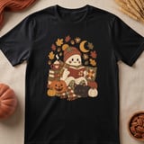 Cozy Reading Ghost Tee thumbnail 5