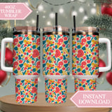 Digital Pattern, Digital Bundle, Abstract Art Print, Seamless Repeat Pattern, Colorful Shapes, Fabric Design, Commercial Use License thumbnail 10