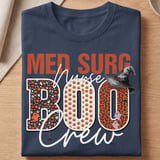 Med Surg Nurse Boo Crew Tee thumbnail 2