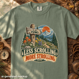Less Scrolling More Strolling Tee thumbnail 3