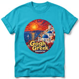 Gogh Greek ~ Comfort Colors Premium Tee thumbnail 1