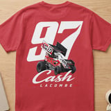 Sprint Car Racing T-Shirt | LaCombe Dirt Track Fan Tee | Motorsports Race Car Driver Gift for Him, Racing Enthusiast Apparel thumbnail 2