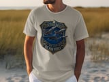 US Air Force T-Shirt, Patriotic Military Veteran Gift, F-22 F-35 B-2 MQ-9 Aviation Enthusiast Tee, American Airman USAF Shirt thumbnail 8