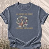 Patient Hunters Until Lunch Tee thumbnail 6