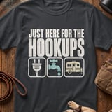 Just Here for the Hookups T-Shirt thumbnail 1