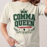 Comma Queen Shirt, Proofreading is My Superpower T-Shirt for English Teacher, Editor, Writer, Funny Grammar Lover Sweatshirt Gift thumbnail 1