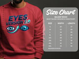 Eyes Version 2.0 T-Shirt: Vision Upgrade Design, Modern Eye, Eye Surgery Recovery thumbnail 3