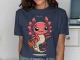 Cancer Zodiac Axolotl Graphic Tee thumbnail 9