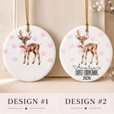 Baby Deer Christmas Ornament Digital thumbnail 2