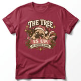 Tree Is Up Patience Down Pug Tee thumbnail 6