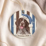German Shorthaired Pointer Ornament 2026, Cute GSP Dog Christmas Ornament, Brown Roan Hunting Dog Mom Gift, Holiday Pet Keepsake Decor thumbnail 5