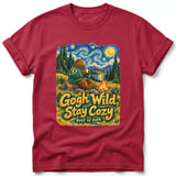 Gogh Wild, Stay Cozy ~ Comfort Colors Premium Tee thumbnail 2