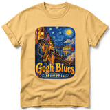 Gogh Blues ~ Comfort Colors Premium Tee thumbnail 1