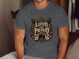 Loud And Proud Football Tee or Sweatshirt thumbnail 6