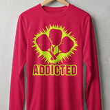 Pickleball Sport-Tek Long Sleeve Tee, Addicted, Sun Shield Shirt thumbnail 8