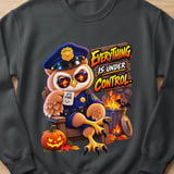 Officer Hoot the Owl Under Control Sweatshirt thumbnail 1