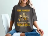 Pickleball Comfort Colors Shirt, Some Grandpas Take Naps Real Grandpas Play Pickleball, Vintage Graphic Tee thumbnail 3
