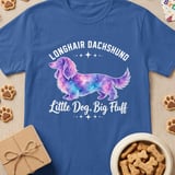 Longhair Dachshund Big Fluff T-Shirt thumbnail 3