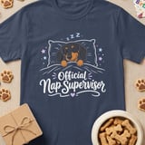 Official Nap Supervisor Dachshund Tee thumbnail 2