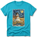 Gogh Snowman ~ Comfort Colors Premium Tee thumbnail 5