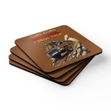 Grand Wagoneer Corkwood Coaster Set, Off Roading, The Waggy, Funny Car Quote, Car Lover Gift, Unique Coasters, Petralla Shop thumbnail 2