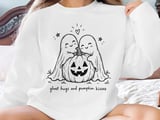 Ghost Hugs and Pumpkin Kisses Tee thumbnail 18