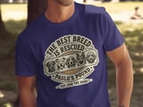 Rescue Dog T-Shirt, The Best Breed Is Rescued Adopt Don't Shop Dog Lover Vintage Pet Rescue Animal Advocate Humane Society Gift Tee thumbnail 4