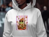 Cozy Fall Alligator Pumpkin Spice Sweatshirt, Retro Crocodile Halloween Vibes Hoodie, Cute Autumn T-Shirt Gift thumbnail 4