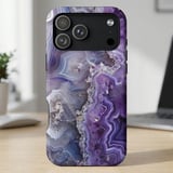 Purple Amethyst Geode MagSafe® Phone Case thumbnail 3