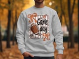 Game Day Tumbler, Football Season, Sports Lover Gift, Tailgate Party, Gift for Athlete, Number One Fan, Stars and Bows Design thumbnail 2