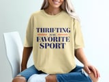 Thrifting Is My Favorite Sport Tee thumbnail 7
