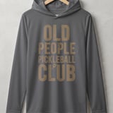 Pickleball Sport-Tek Performance Hood, Old People Pickleball Club, Lightweight Hoodie thumbnail 5