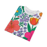 Retro Wildflower Meadow Graphic T-Shirt thumbnail 6