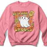 Pickleball Gildan Crewneck Sweatshirt, Let's Dink Ghouls, Court Warm Up thumbnail 8