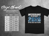 Anesthesiologist Retirement 2026 Tee thumbnail 10