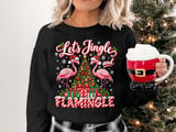 Let's Jingle and Flamingle Sweatshirt thumbnail 2