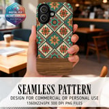 Boho Mandala Tile Digital Download thumbnail 2