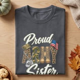 Proud Army Sister Tee thumbnail 2